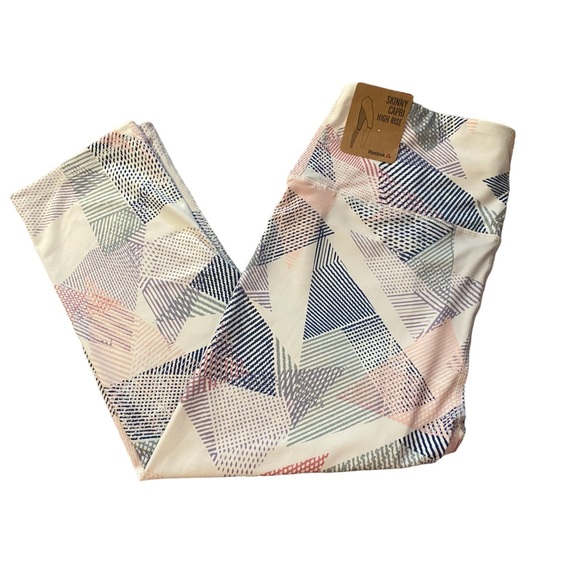 Reebok Pants - NWT Reebok Skinny Capri High Rise Large